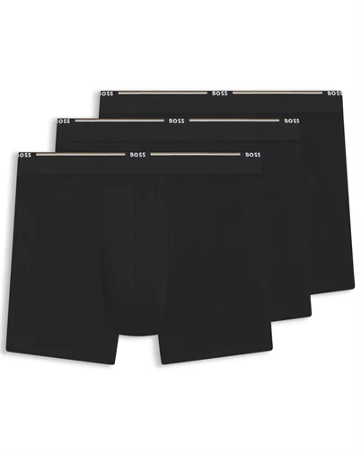Hugo Boss - Boxershorts Brief 3P Bamboo - Black